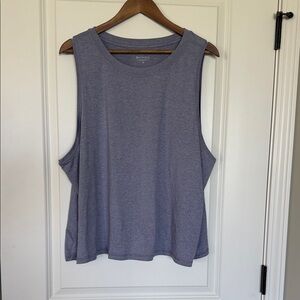 Athleta Blue Muscle Tee
